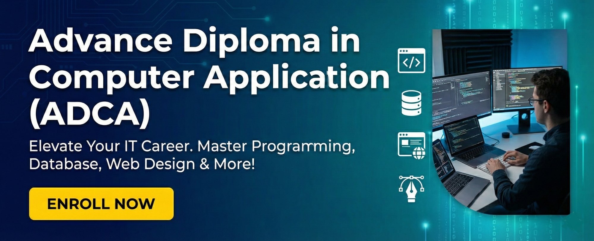 DCA, ADCA, DTP & Typing Courses with Flexible Morning and Live Batches